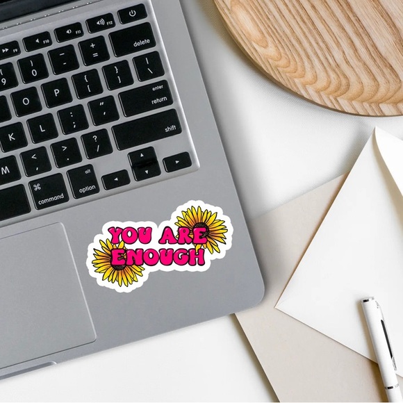 Rebel And Siren You Are Enough Premium Sticker - Picture 2 of 2